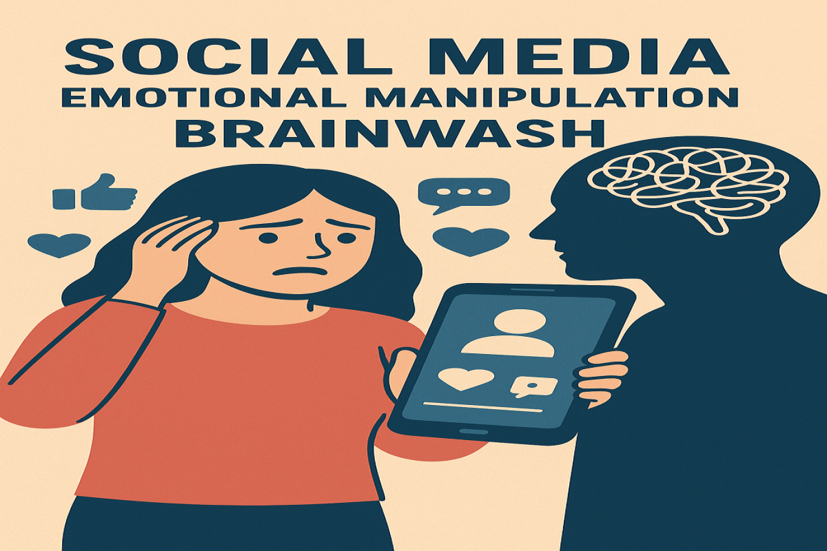 सामाजिक सञ्जाल, भावनात्मक म्यानुपुलेशन र ब्रेन–वास