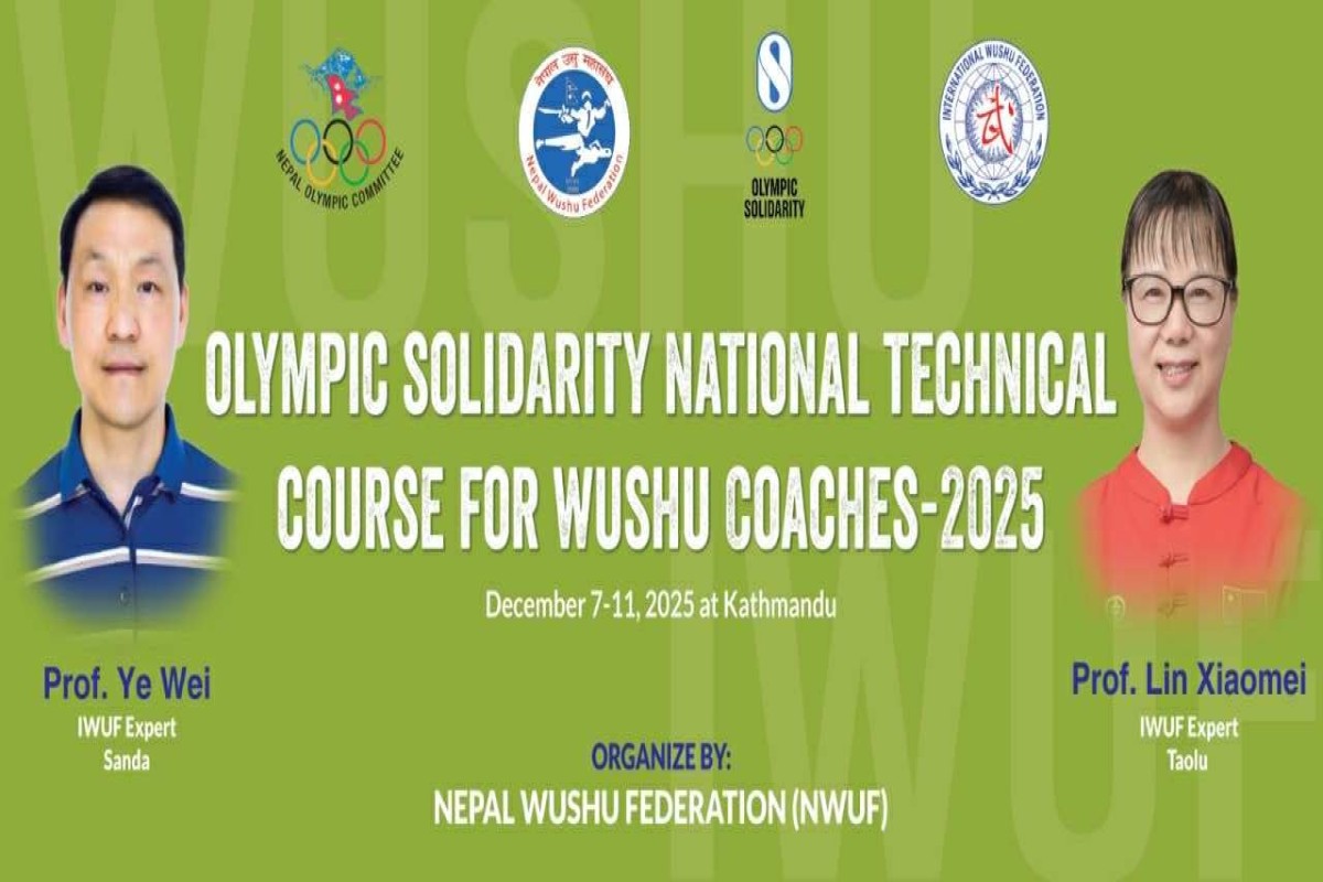 ओलम्पिक सोलीडारिटी नेसनल टेक्निकल कोर्स आइतबारदेखि सुरु हुने