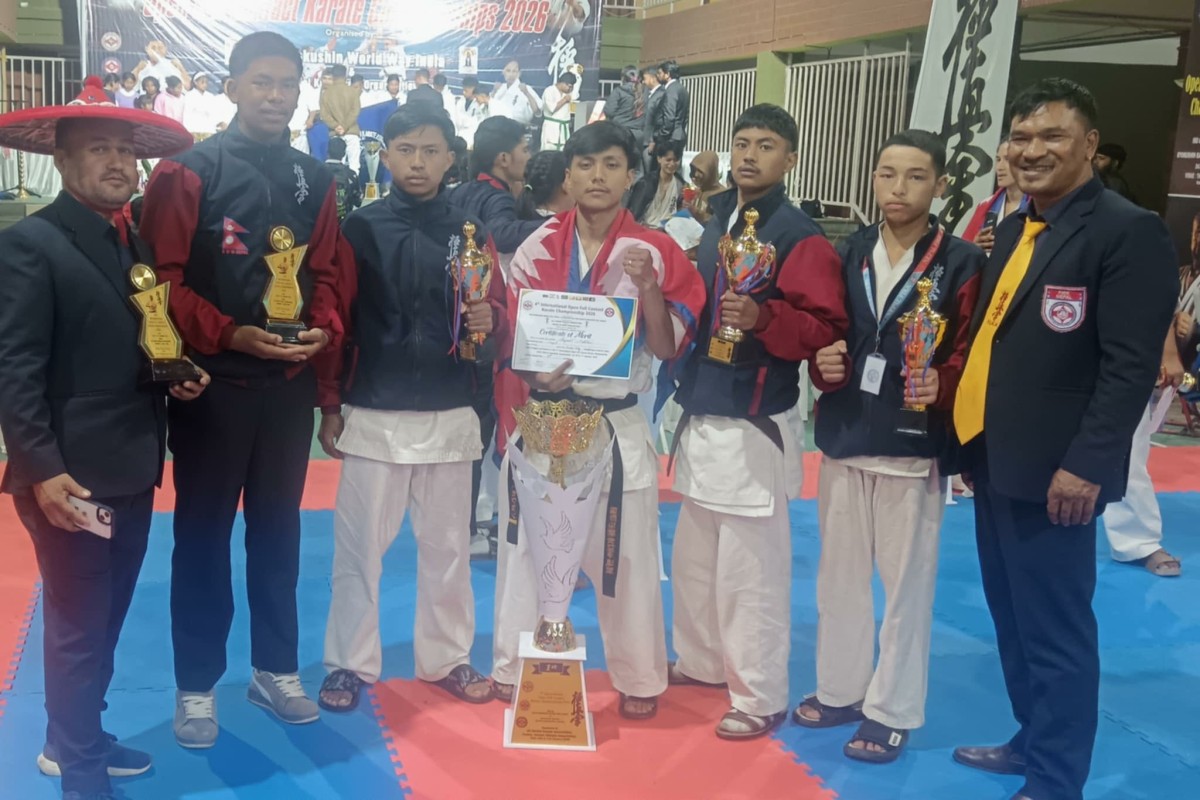 अन्तर्राष्ट्रिय क्योकुशिनकाईमा एफआईकेकेलाई ठूलो सफलता , देशार, मोक्तान र नापितले जिते स्वर्ण