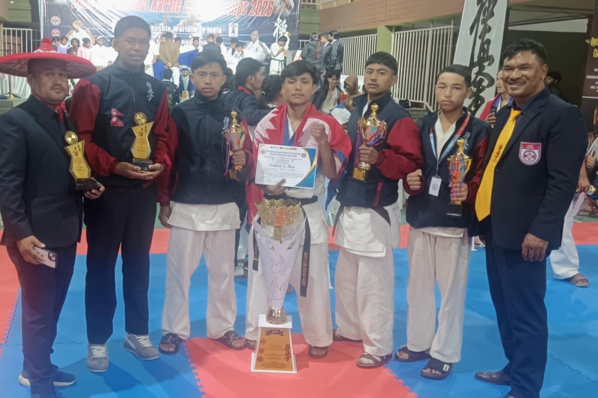 अन्तर्राष्ट्रिय क्योकुशिनकाईमा एफआईकेकेलाई ठूलो सफलता ,   देशार, मोक्तान र नापितले जिते स्वर्ण